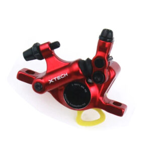 (VERMELHO)PINÇA DE TRAVÃO XTECH COMPATÍVEL COM XIAOMI M365/PRO/ESSENTIAL