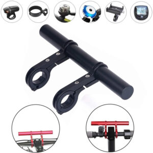 (PRETO) SUPORTE GUIADOR TROTINETE EXTENSOR ACESSÓRIOS