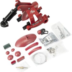 (VERMELHO) MONORIM MR1 V2 (VERSIÓN V2) – SUSPENSÃO TRASEIRA XIAOMI M365 / S1 / ESSENTIAL / PRO / PRO2