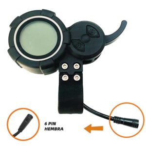 (KSC) DISPLAY COM ACELERADOR GATILLO COMPATÍVEL COM TROTINETE KICKSCOOTER, X1, X3, X5