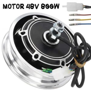 MOTOR BRUSHLESS 48V-800W COMPATÍVEL COM PNEUS 10X2.5 80/65-6