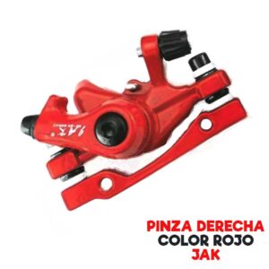 (VERMELHO)PINÇA JAK LADO DIREITO COLOR VERMELHO COMPATÍVEL COM TROTINETE ELÉCTRICA