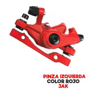(VERMELHO)PINÇA JAK LADO ESQUERDO COLOR VERMELHO COMPATÍVEL COM TROTINETE ELÉCTRICA