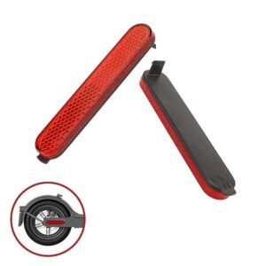 REFLECTANTE VERMELHO 2PCS PARA TROTINETE ELÉCTRICA XIAOMI PRO2 1S, CINTA DE ADVERTENCIA PARA COBERTURA REFLECTANTE