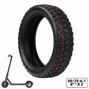 COBERTURA 8,5" X 2 / 50/75-6.1 OFFROAD PREMIUM TODO TERRENO COMPATÍVEL COM XIAOMI SCOOTER MARCA NAIPUTUN