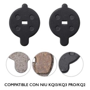 PASTILHA DE TRAVÃO SEMI METALICA COMPATÍVEL COM NIU KQI3/KQ3 PRO/KQ2