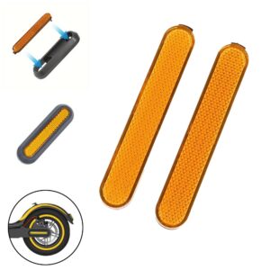 REFLECTANTE AMARELO 2PCS PARA TROTINETE ELÉCTRICA XIAOMI PRO2 1S, CINTA DE ADVERTENCIA PARA COBERTURA REFLECTANTE