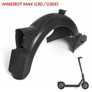 Guarda-lamas traseiro para trotinete eléctrica Compatível Ninebot Segway MAX G30 G30D