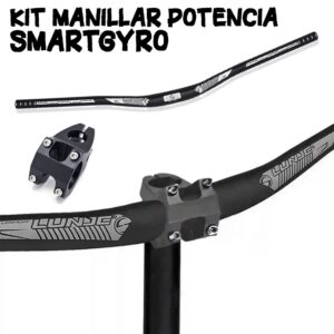 Kit Potência guiador de Bici para Smartgyro Preto