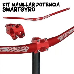 Kit Potência guiador de Bici para Smartgyro Vermelho