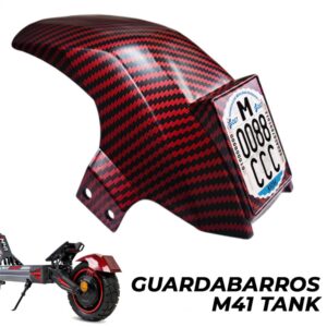 Guarda-lamas Traseiro Ecoxtrem Tank M41 Vermelho