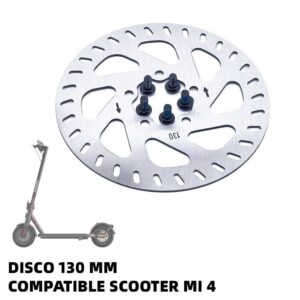 DISCO TRAVÃO 130MM COMPATÍVEL MI 4 SCOOTER