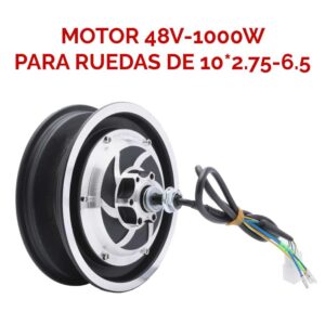 MOTOR BRUSHLESS 48V-1000W COMPATÍVEL COM PNEUS 10X2.75-6.5