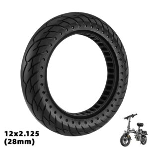 Pneu maciço para bicicleta 12 x 2.125