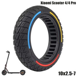 Pneu 10x2,5-7 sólido maciço para Xiaomi 4/4 Pro