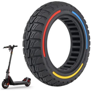 Pneu 9,5 x 2,5 – 6,1 (45mm) sólido maciço para NIU KQi3 Sport/Pro/Max Trotinete eléctrica