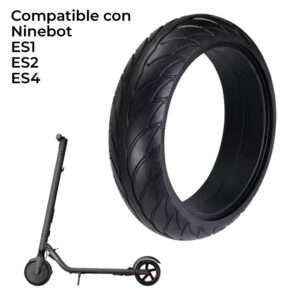 Pneu maciço 200x50 - 8x2.125 Compatível com Ninebot ES1, ES2, ES4