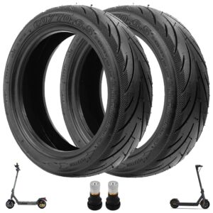 Kit Pneus de substituição para Smartgyro K2 e Ninebot Max G30, pneus de borracha 60/70-6.5, pneus sin câmara Tubeless