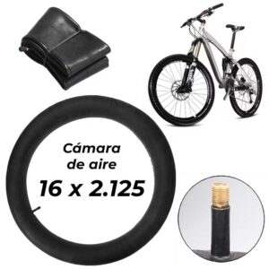 Câmara de ar 16" x 2.125 Polegadas para bicicleta trotinete eléctrica - Aoxin
