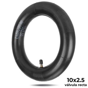 Câmara de ar 10x2.5 válvula recta Aoxin