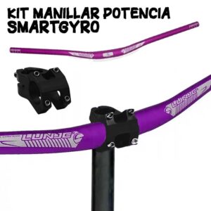 Kit Potência guiador de Bici para Smartgyro Morado