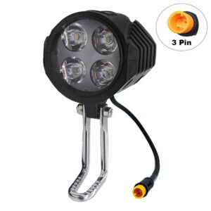 Farol 4 Luzes LED conector rápido 3 pines compatível com Smartgyro