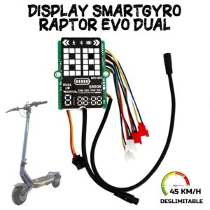 Display Smartgyro Raptor EVO DUAL Deslimitable 45km/h