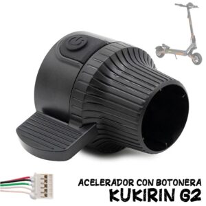 Acelerador com botoneira compatível com Kukirin G2