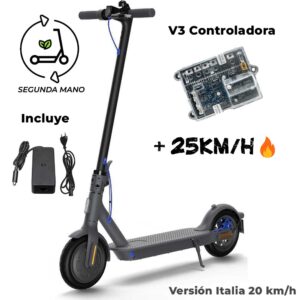 MI3 - 20KM/H  + Controladora V3 - 25km/h TROTINETE ELÉCTRICA XIAOMI SCOOTER ORIGINAL (Segunda mão)